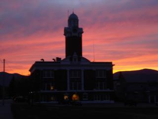 Town Hall at sunset